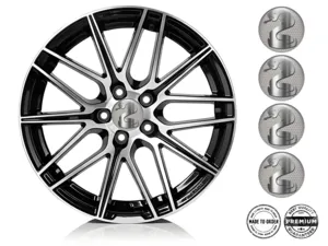 Rim Stickers Car Logo Stylish Resin Emblems